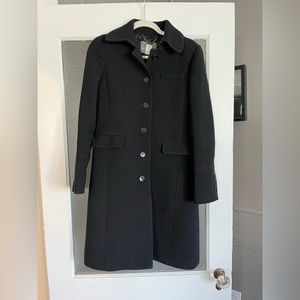J Crew Double Cloth Metro Coat (Size 2)